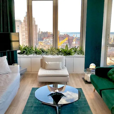 Central Penthouse With Spectacular Sea And City Views Génova Exterior foto
